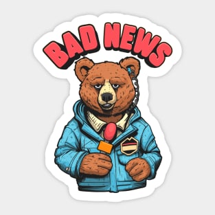 Bad News Bear Sticker